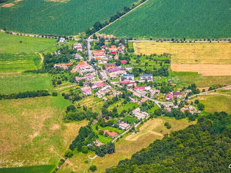 Letecké snímky obcí