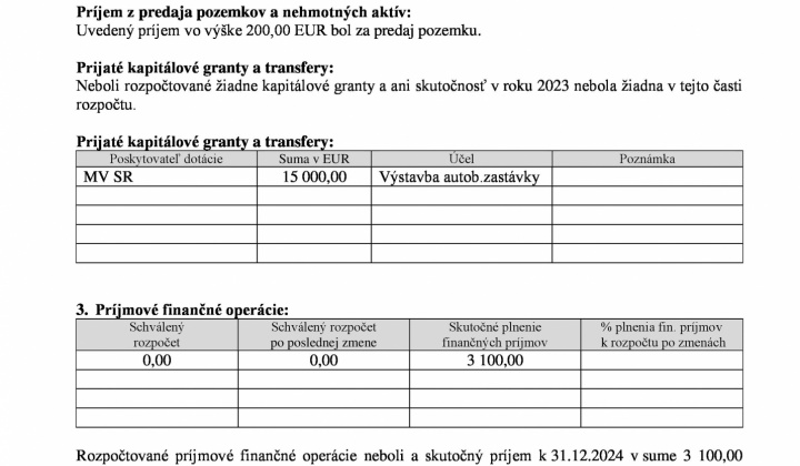 6. fotografia fotogalérie Návrh - Záverečný účet obce za rok 2024 - foto