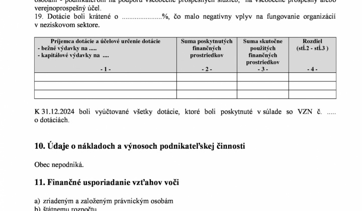 14. fotografia fotogalérie Návrh - Záverečný účet obce za rok 2024 - foto