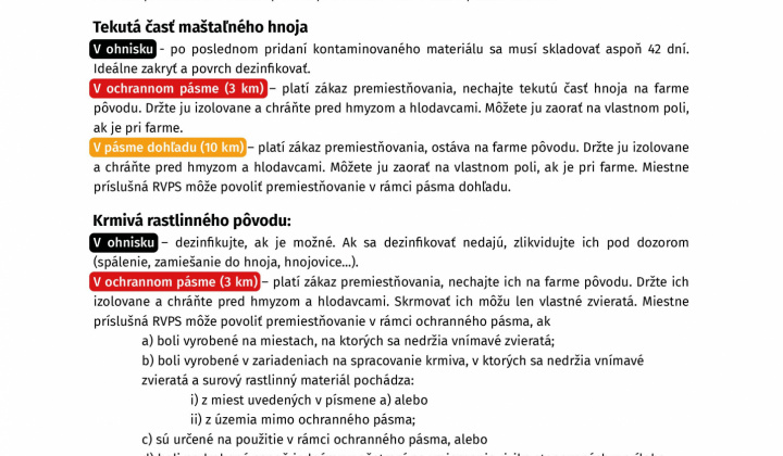 7. fotografia fotogalérie Slintačka a krívačka 2025 - dôležité informácie - foto