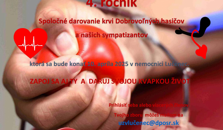1. fotografia fotogalérie Hasičská kvapka krvi - foto