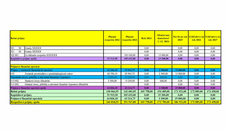 2. fotografia fotogalérie Schválený rozpočet obce Ozdín na roky 2025-2027 - foto