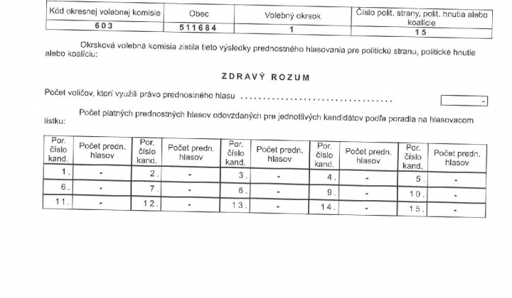 9. fotografia fotogalérie Zápisnica Voľby do EP 2024 okr. č.1 - foto