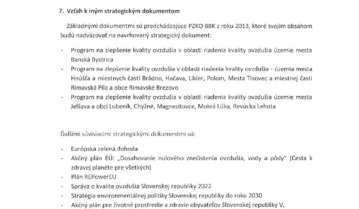 12. fotografia fotogalérie Program na zlepšenie kvality ovzdušia - Oznámenie o strategickom dokumente - foto