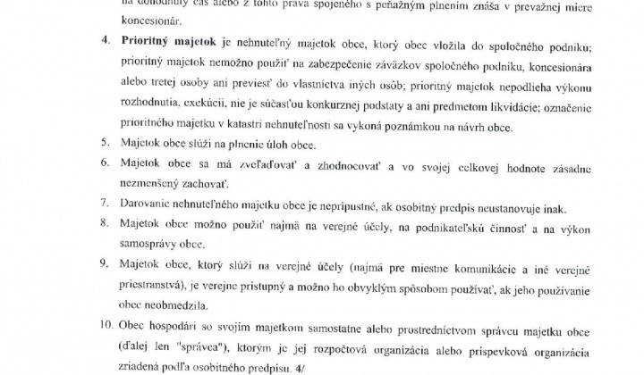 2. fotografia fotogalérie Zásady hospodárenia s majetkom obce Ozdín - foto