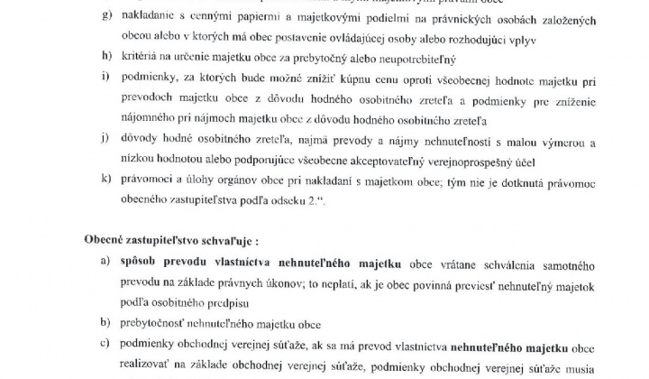 3. fotografia fotogalérie Zásady hospodárenia s majetkom obce Ozdín - foto