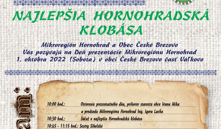 1. fotografia fotogalérie Hornohradská klobása - foto