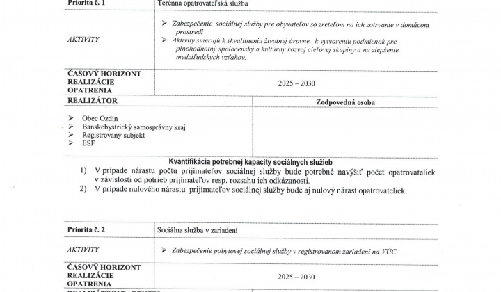 1. fotografia fotogalérie Návrh - Komunitný plán sociálnych služieb