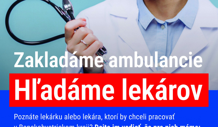 1. fotografia fotogalérie Hľadáme lekárov